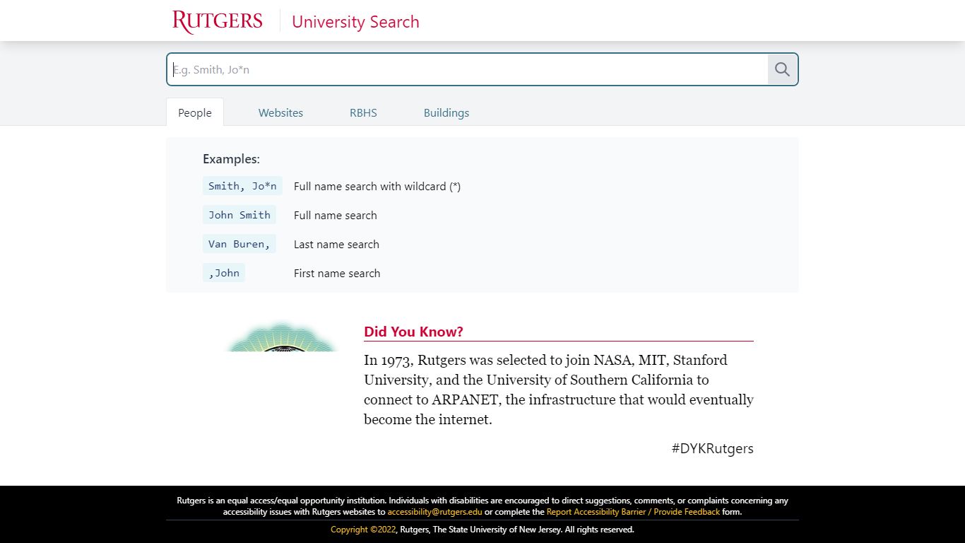 Rutgers Search