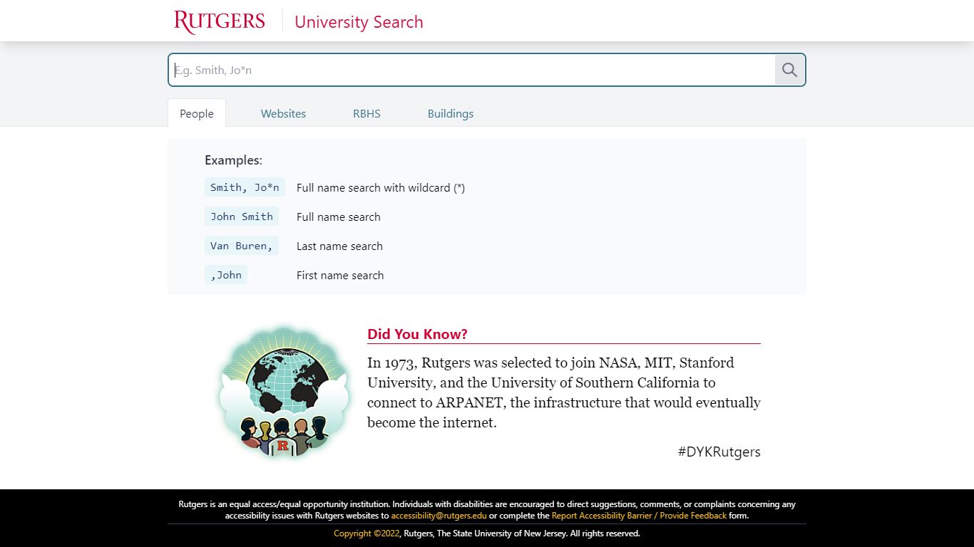 Rutgers Search