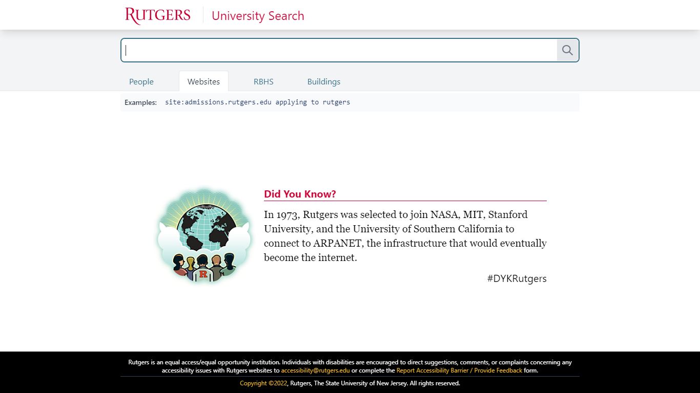 Rutgers Search